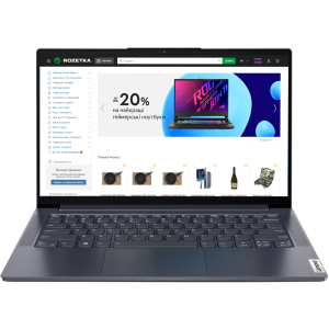 Ноутбук Lenovo Yoga Slim 7 14ITL05 (82A300KXRA) Slate Grey лучшая модель в Днепре