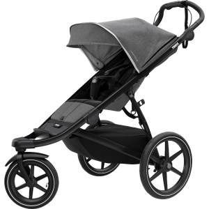 Детская коляска Thule Urban Glide 2 Black - Grey Melange (TH10101948) лучшая модель в Днепре