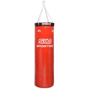 Мішок боксерський Sportko PVC Класик 85 см з кільцем Червоний (SP-6417P4) ТОП в Дніпрі