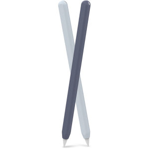 Силиконовые чехлы AhaStyle для Apple Pencil 2 комплект 2 шт Тёмно-синий, светло-синий (AHA-01650-NNL) рейтинг