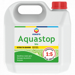 Ґрунтовка Eskaro Aquastop Bio 3 л ТОП в Дніпрі