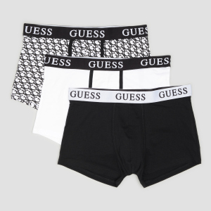 Труси-шорти Guess U0BG21-K6YW1 XL 3 шт Allover Gj Black And (7620207670115) рейтинг