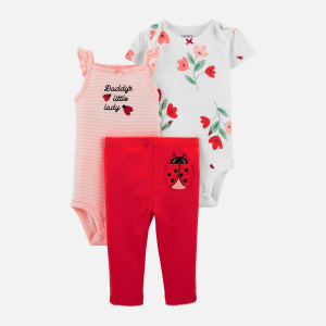 Комплект (боді 2 шт + легінси) Carters 1K443210 80 см 600 R Red (194135099296) краща модель в Дніпрі