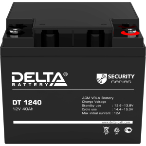 Аккумуляторная батарея Delta DT 1240 12V 40Ah AGM