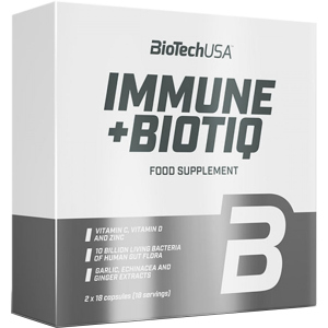 Вітаміни та мінерали Biotech Immune + Biotiq 18 + 18 капсул (5999076239320) краща модель в Дніпрі