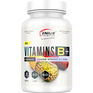 хороша модель Вітаміни Genius Nutrition Vitamins B+ 60 капсул (5465923513429)