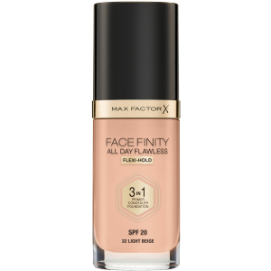 Тональная основа Max Factor Facefinity All Day Flawless 3 в 1 №32 Light Beige 30 мл (3614227923256)