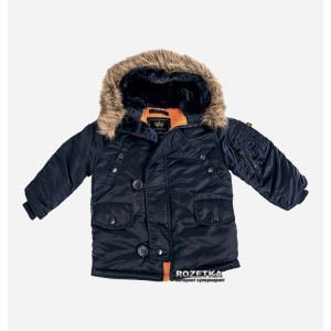 Зимова куртка Alpha Industries Youth N-3B 86 см (2T) Replica Blue (640631761958)