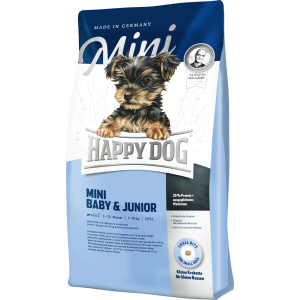 хороша модель Сухий корм Happy Dog Mini Baby & Junior для цуценят дрібних порід 4 кг (4001967014938)