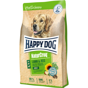 Сухий корм Happy Dog Naturcroq Lamm & Reis для собак з чутливим травленням з ягнятком та рисом 15 кг (4001967117011)