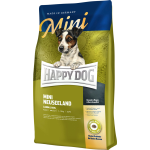 Сухой корм Happy Dog Mini Neuseeland для собак мелких пород с чувствительным пищеварением с ягненком и рисом 4 кг (4001967061611) надежный