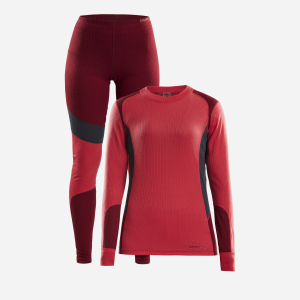 купити Комплект жіночої термобілизни Craft Baselayer Set Woman 1905331 XS Червоний (7318573149235)