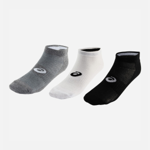 Шкарпетки Asics 3ppk Ped Sock 155206-0701 35-38 р 3 пари Біло-сірі з чорним (8718837138200) рейтинг