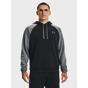 Худи Under Armour Rival Flc Colorblock Hd 1366357-001 XXL (195251377572) лучшая модель в Днепре