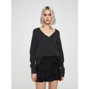 Пуловер Pull & Bear 5553/320/807 S Серый (SZ05553320807026) лучшая модель в Днепре