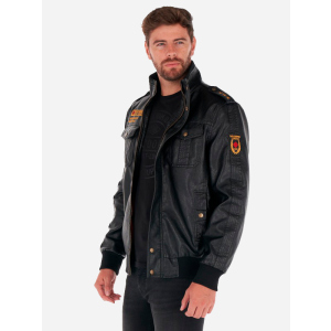 Куртка зі штучної шкіри Lee Cooper 10695510-3 L Black (4894534286254) ТОП в Дніпрі