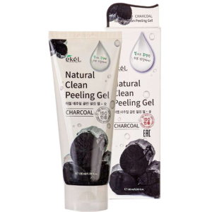 хорошая модель Пилинг-гель для лица Ekel Charcoal Natural Clean Peeling Gel Древесный уголь 180 мл (8809242270538)