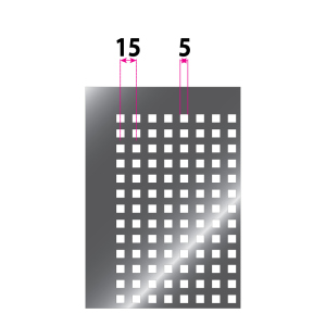 Перфорований лист Артдеко 1000х2000х0,8х5х5х15 (69.050) надійний
