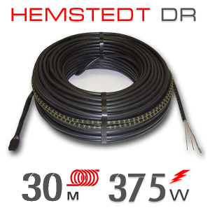 Нагревательный кабель Hemstedt DR 12,5 Вт - 30 м