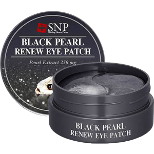 Гідрогелеві патчі SNP Black Pearl Renew Eye Patch із перловою пудрою 60 шт (8809458843977) краща модель в Дніпрі