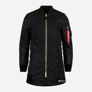 Бомбер Alpha Industries MA-1 Long MJM47503C1 XL Black ТОП в Дніпрі