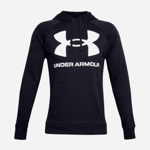 Худи Under Armour UA Rival Fleece Big Logo Hd 1357093-001 S-M Черное (194511680414) в Днепре