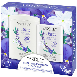 Набір Yardley Тальк English Lavender 200 г + Мило English Lavender 100 г (5056179303652) краща модель в Дніпрі