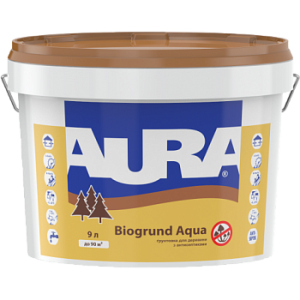 Антисептик для дерева Aura Biogrund Aqua 9 л прозрачный ТОП в Днепре