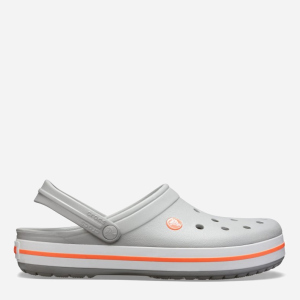 Кроки Crocs Jibbitz Crocband 11016-0FL-M5/W7 37-38 22.9 см Сіро-жовтогарячі (191448284623) ТОП в Дніпрі