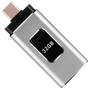 UFT FD32 3 в 1 32GB USB / Type-C / Lightning (UFTFD32) ТОП в Дніпрі