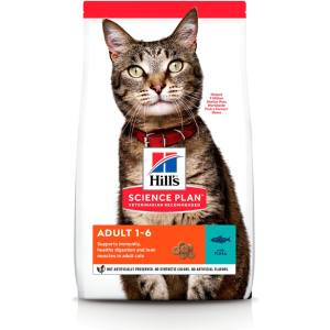 хорошая модель Сухой корм для кошек Hill's Science Plan Feline Adult Tuna с тунцом - 3 кг (604075) (52742024103)