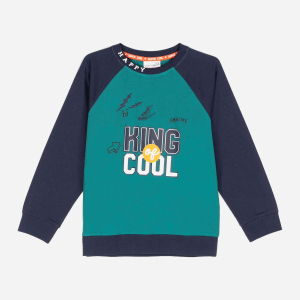 Свитшот Coccodrillo King Of Cool ZC1143103KIN-011 122 см Синий (5904705655525) ТОП в Днепре