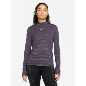 Спортивная кофта Nike W Nk Df Run Dvn Ls Top DD6821-540 S Пурпурная темная (195243289104) в Днепре