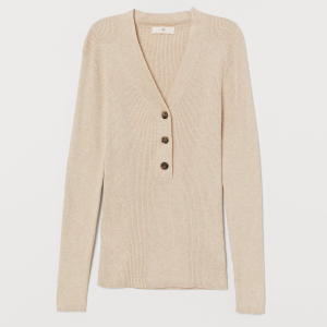 Пуловер H&M 060795975_beige XL Светло-бежевый (6666000162014) ТОП в Днепре