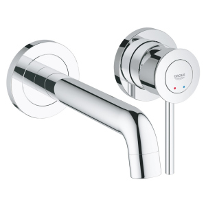 Кран для раковины однозахватный скрытого монтажа настенный GROHE BauClassic хром латунь 20292000 надежный