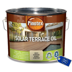 Олія на водній основі PINOTEX SOLAR TERRACE OIL для терас, меблів та фасадів 2,33 л