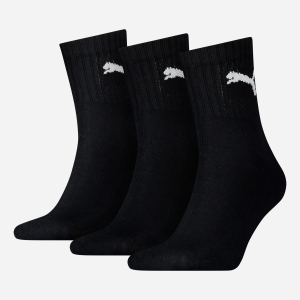 Набір шкарпеток Puma Unisex Short Crew Socks (3 Pack) 90611002 35/38 3 пари Black (8713537871143) в Дніпрі