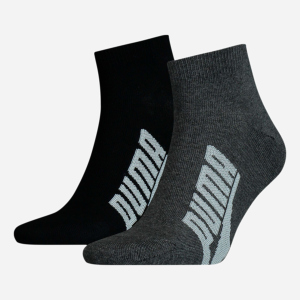 Набор носков Puma Unisex BWT Lifestyle Quarter Socks 2 pack 90795301 35/38 2 пары Black/White (8720245031127) ТОП в Днепре