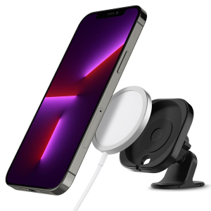 купити Магнітний автоутримувач Spigen MagFit Car Mount Black