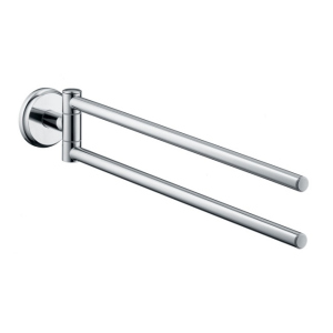 Полотенцедержатель двухрожковый Hansgrohe Logis Classic (цвет - хром) (41612000) рейтинг