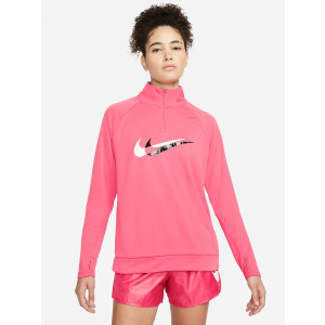 Спортивная кофта Nike W Nk Df Swsh Run Hz Mdlayr DD6841-622 M Розовая (195243293071) лучшая модель в Днепре