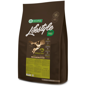 Сухий беззерновий корм для собак Nature's Protection Lifestyle Grain Free Poultry Adult All Breeds з птахом 10 кг (NPLS45676) (4771317456762)