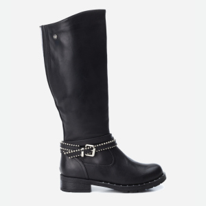 Сапоги XTI Pu Ladies Boots 48496-1 38 24 см Черные (8434739180405) лучшая модель в Днепре