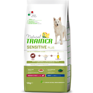 Сухой корм для собак Natural Trainer Dog Sensitive Plus Adult MM With Horse с кониной, рисом и маслом 12 кг (8059149252643) в Днепре