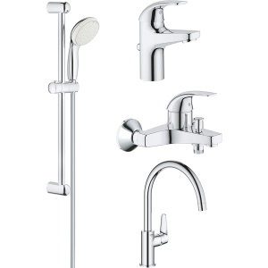 Набір змішувачів GROHE Start Curve 126748К (23805000+23768000+27598001+31554001) в Дніпрі