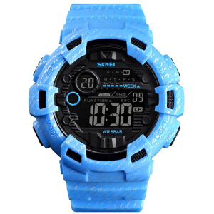 Чоловічий годинник Skmei 1472BOXLTBL Light Blue BOX краща модель в Дніпрі