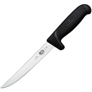 Кухонный нож Victorinox Fibrox Boning Safety Grip 150 мм (5.6003.15M) надежный