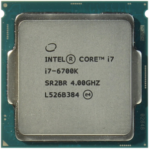 Процессор Intel Core i7-6700K 4.00GHz/8MB/8GT/s (SR2BR) s1151, tray рейтинг