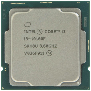 Процессор Intel Core i3-10100F 3,6 GHz (4,3 GHz Boost) (Tray) (CM8070104291318) LGA1200 в Днепре