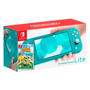 Портативна ігрова приставка Nintendo Switch Lite (Turquoise) + Гра Animal Crossing: New Horizons (російська версія) [60478] ТОП в Дніпрі